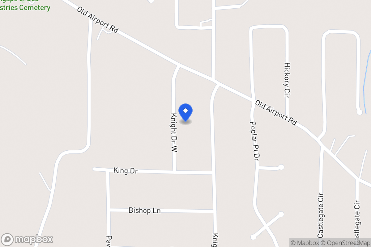 Map of 50 W Knight Dr