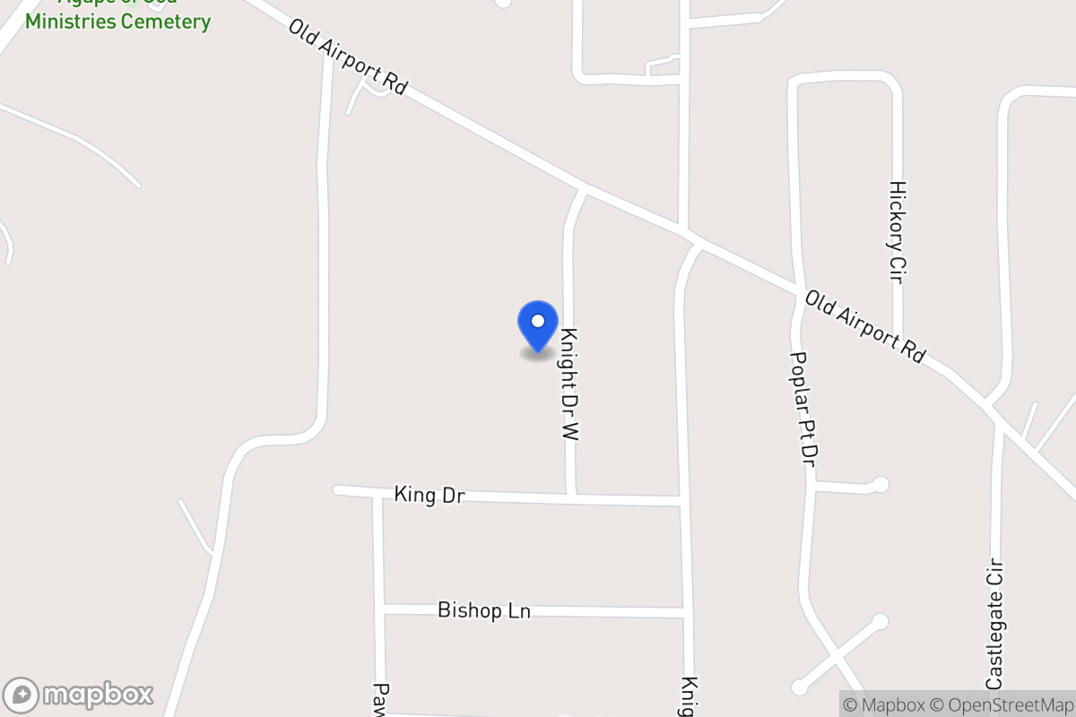 Map of 55 W Knight Dr