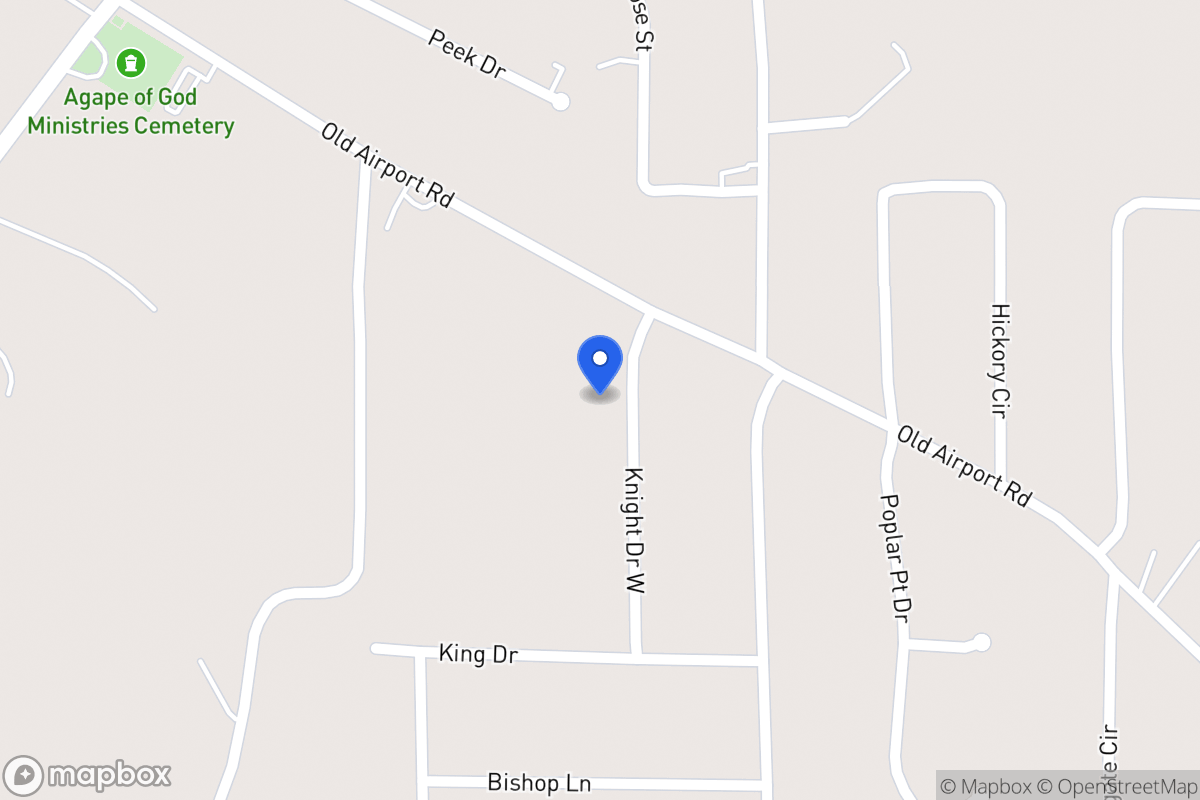 Map of 25 W Knight Dr