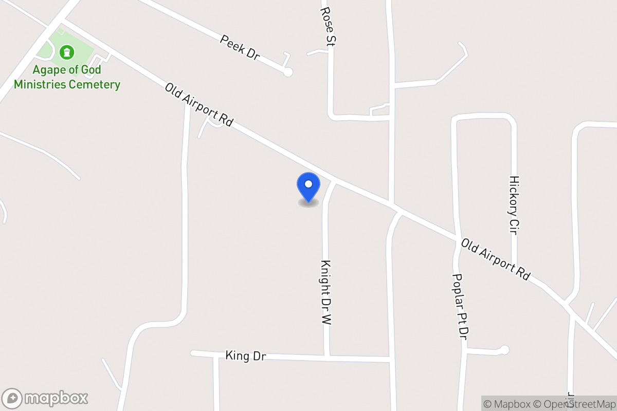 Map of 15 W Knight Dr