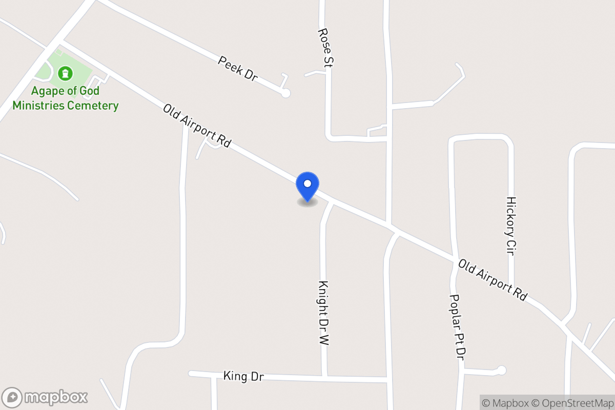 Map of 187 Old Airport Rd