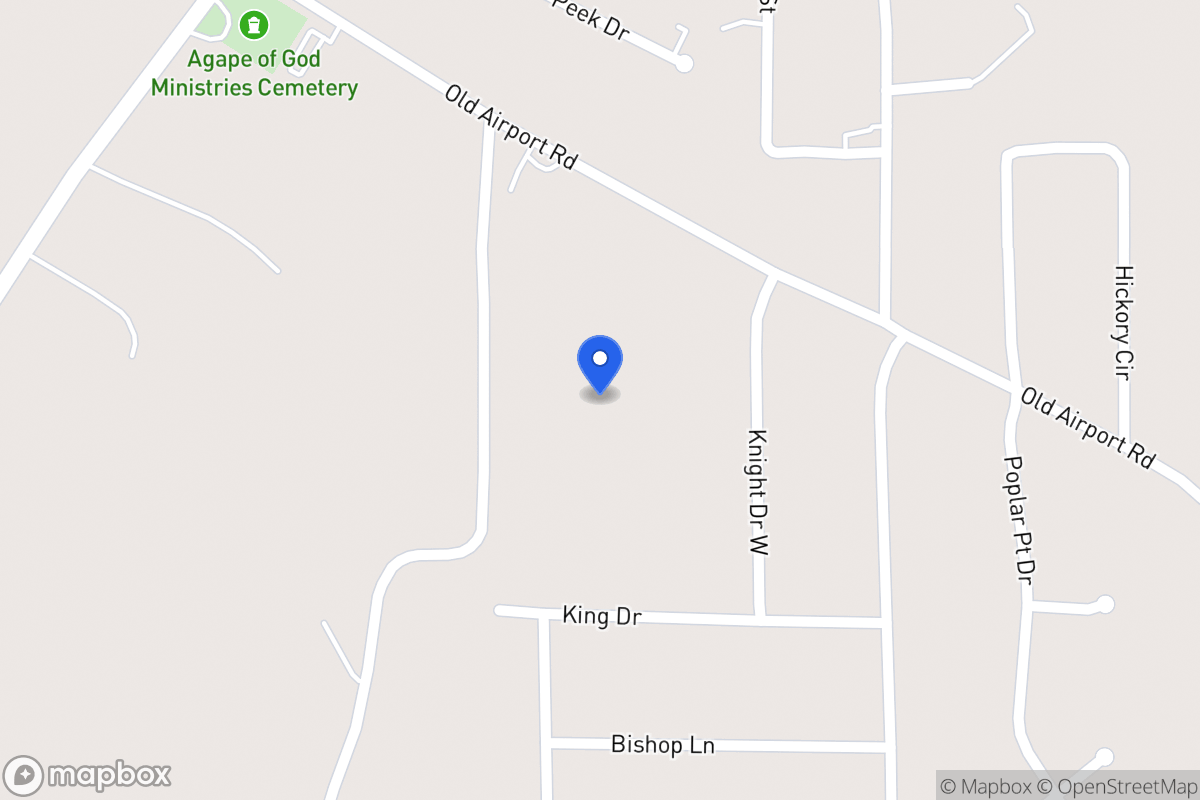 Map of Old Airport Rd