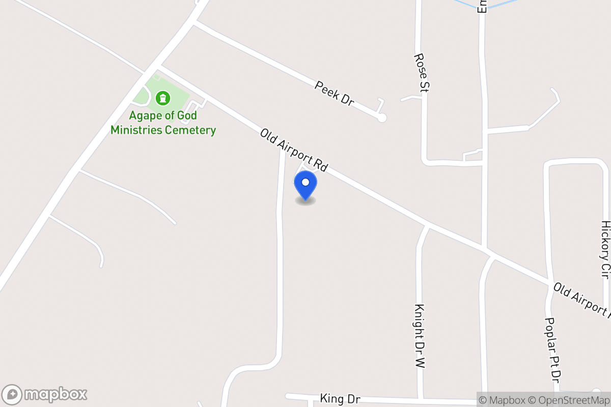 Map of 115 Old Airport Rd