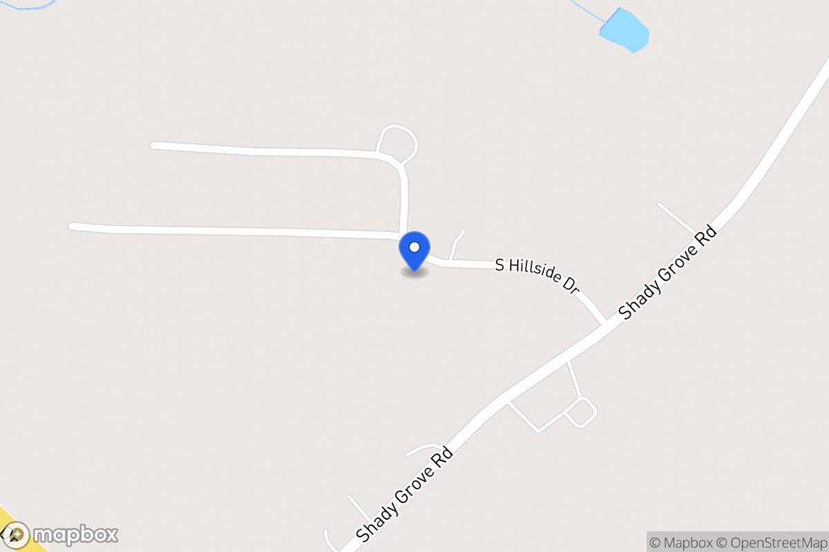 Map of 10 S Hillside Dr