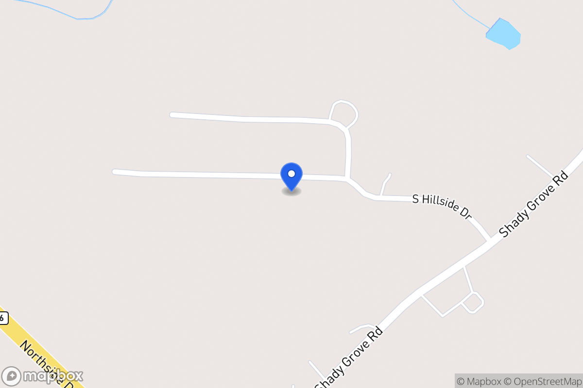 Map of 60 S Hillside Dr