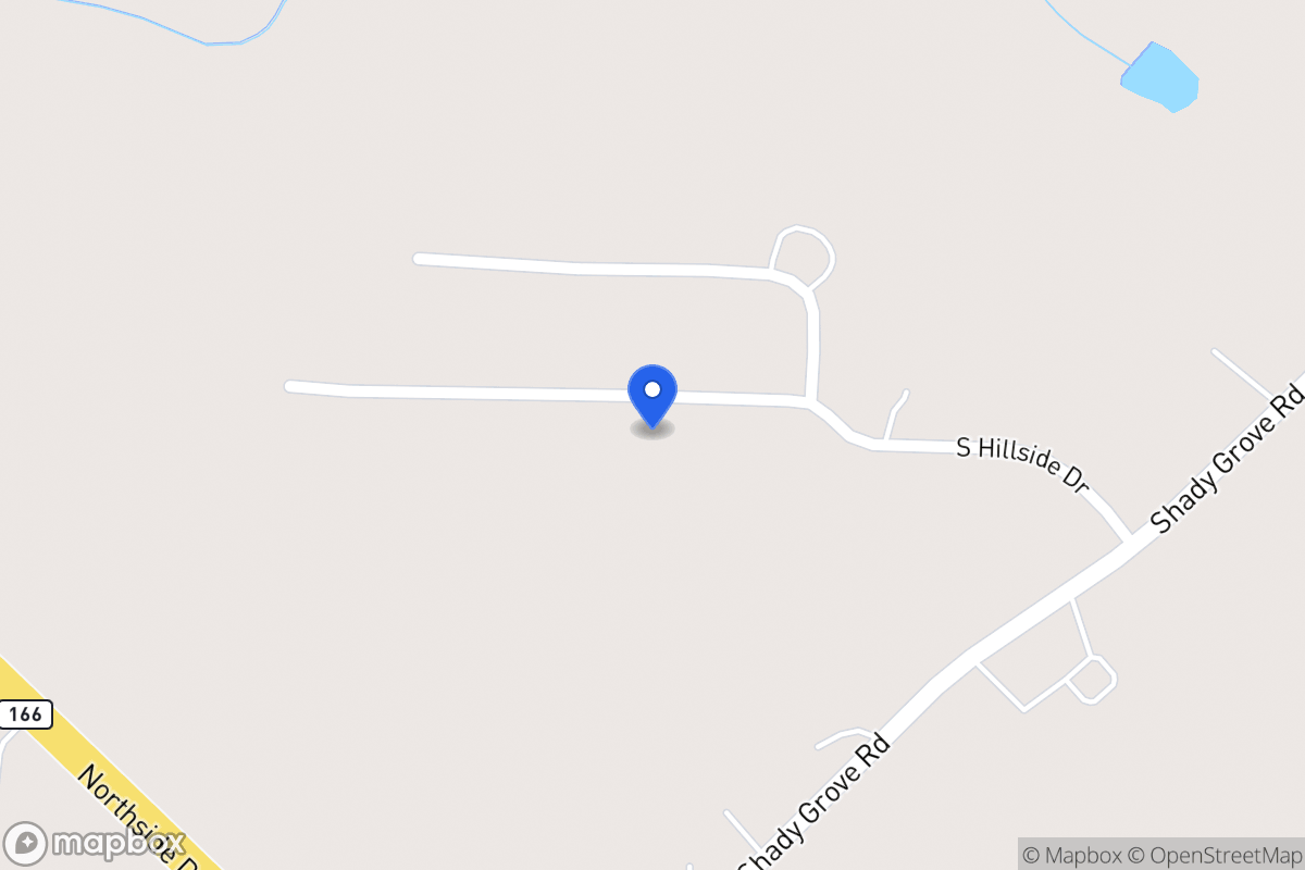 Map of 70 S Hillside Dr