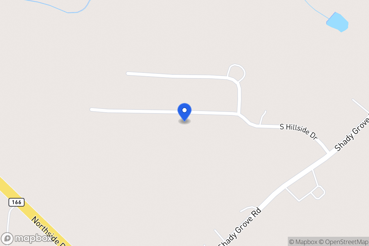 Map of 80 S Hillside Dr