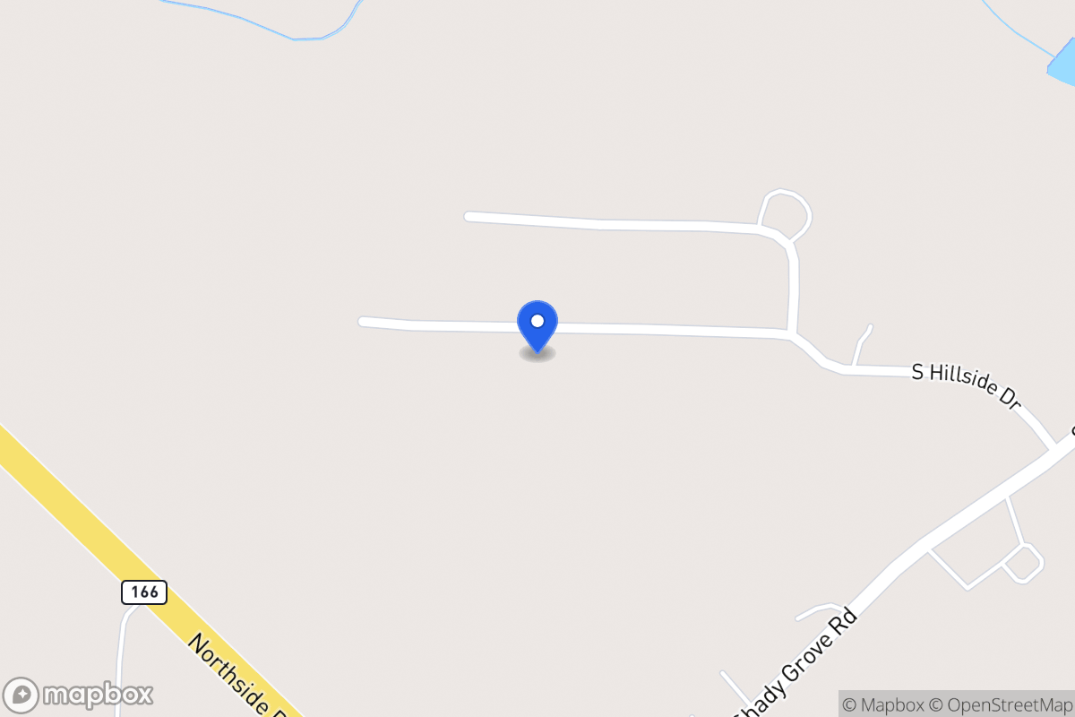 Map of 110 S Hillside Dr