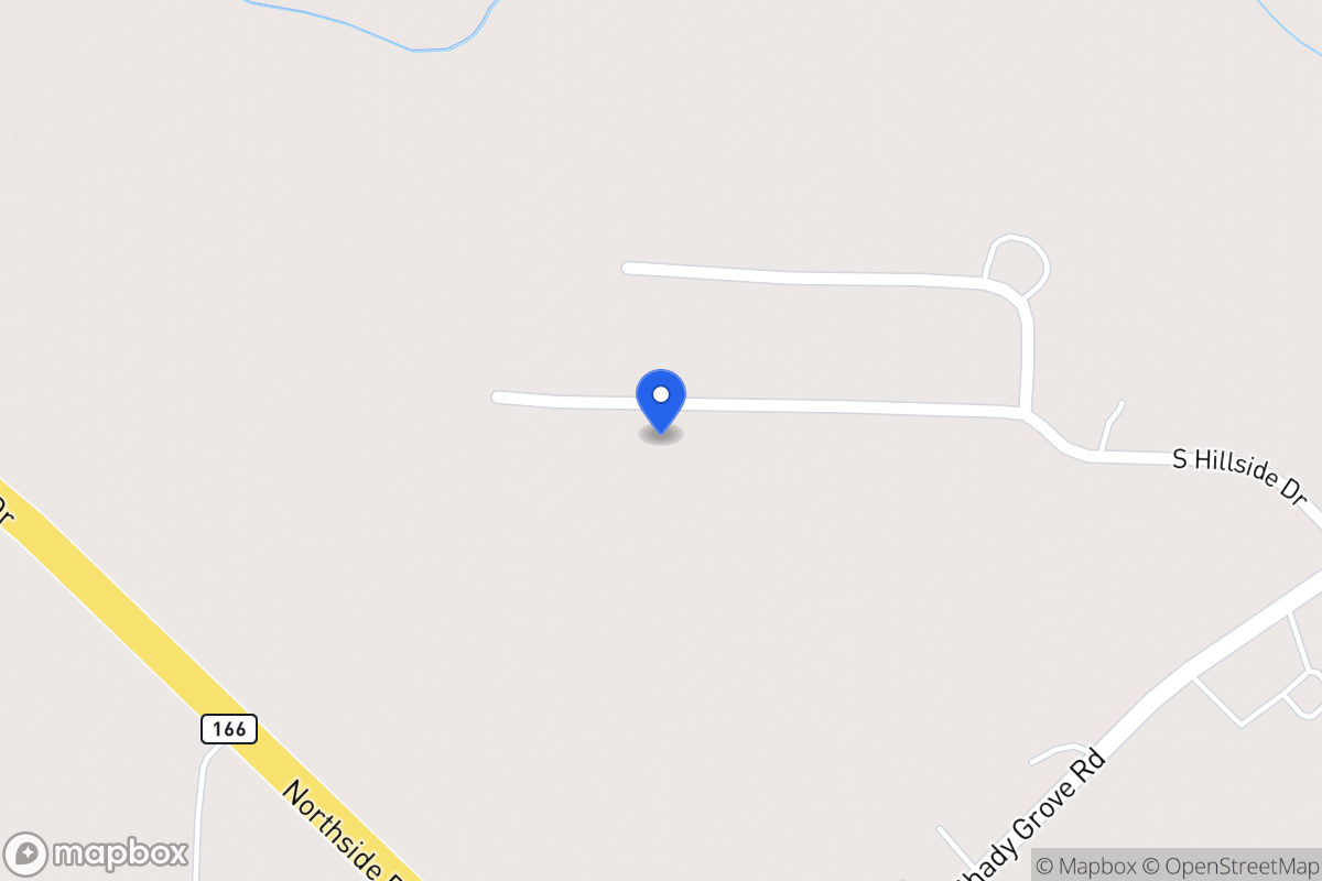 Map of 130 S Hillside Dr