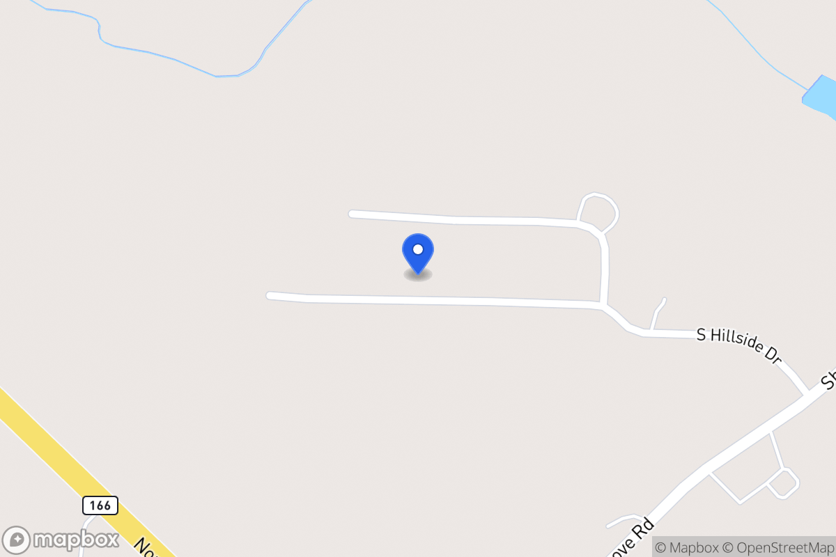 Map of 105 S Hillside Dr