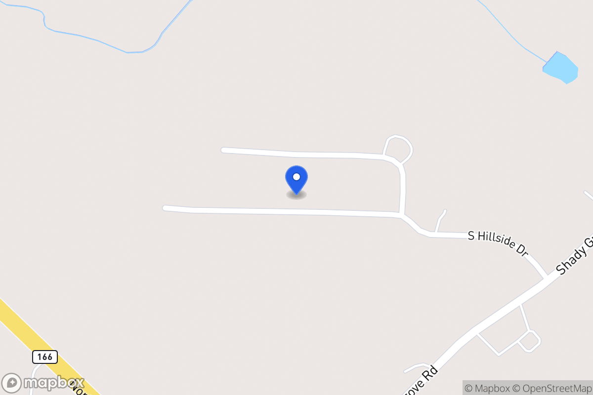 Map of 95 S Hillside Dr