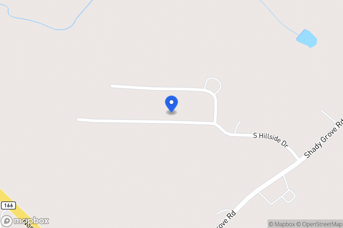 Map of 75 S Hillside Dr