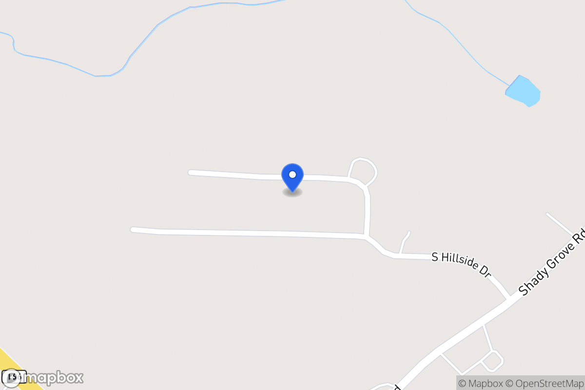 Map of N Hillside Dr