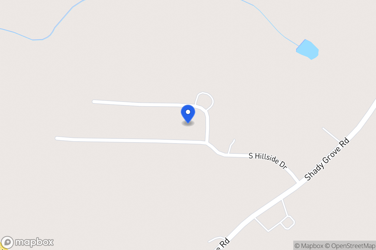 Map of 45 S Hillside Dr