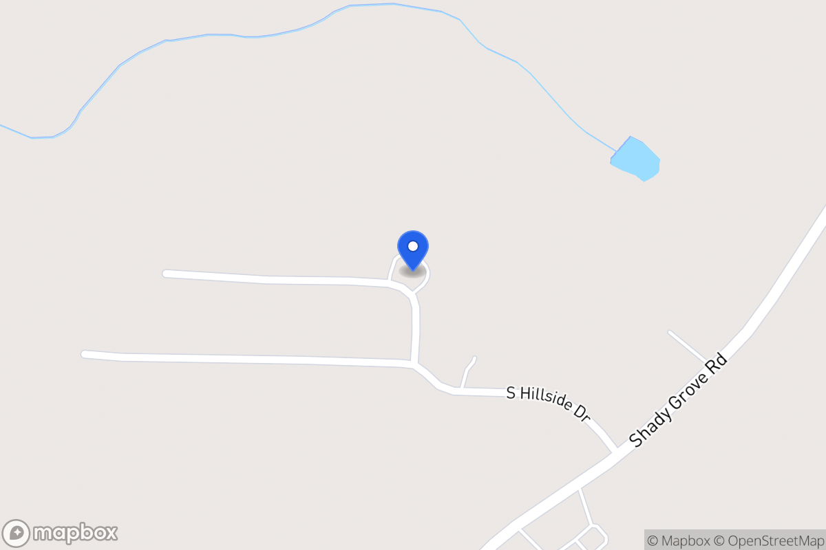 Map of 85 N Hillside Dr