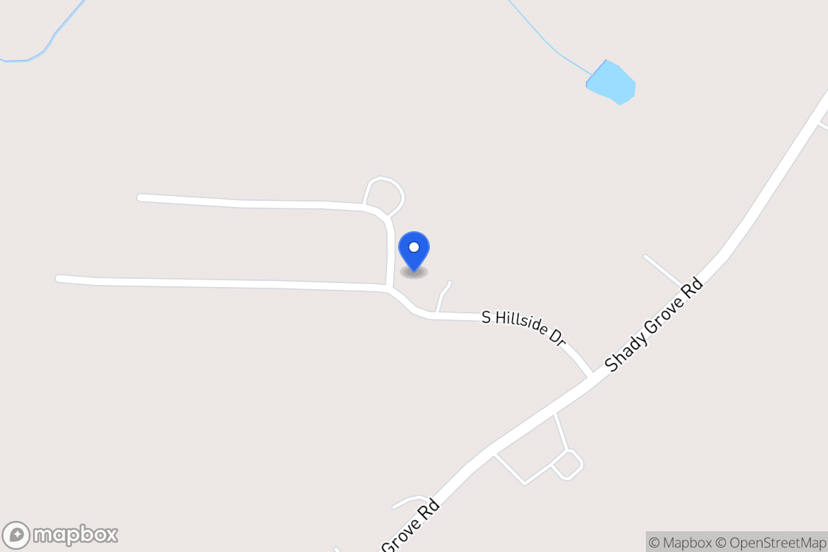 Map of 15 S Hillside Dr