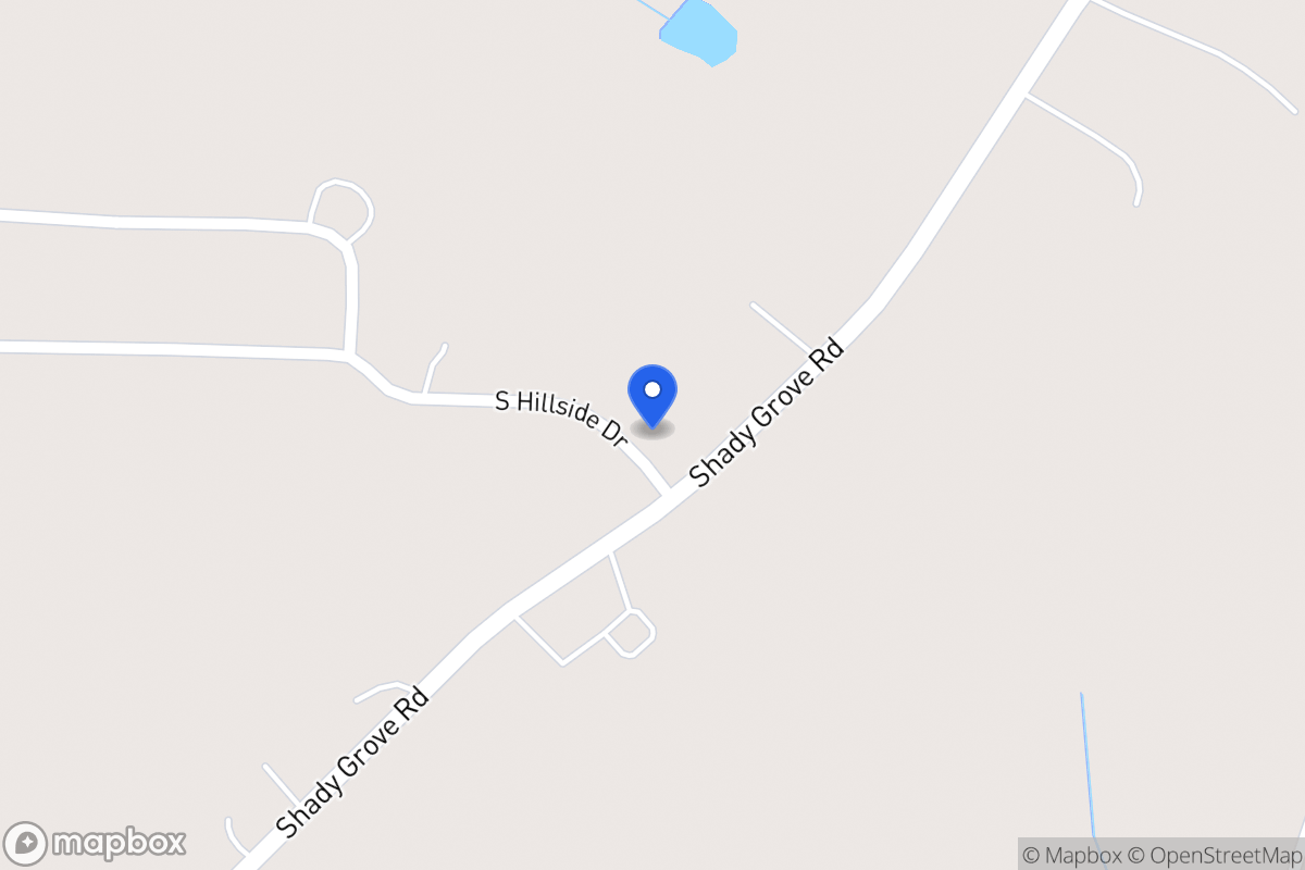 Map of 1684 Shady Grove Rd