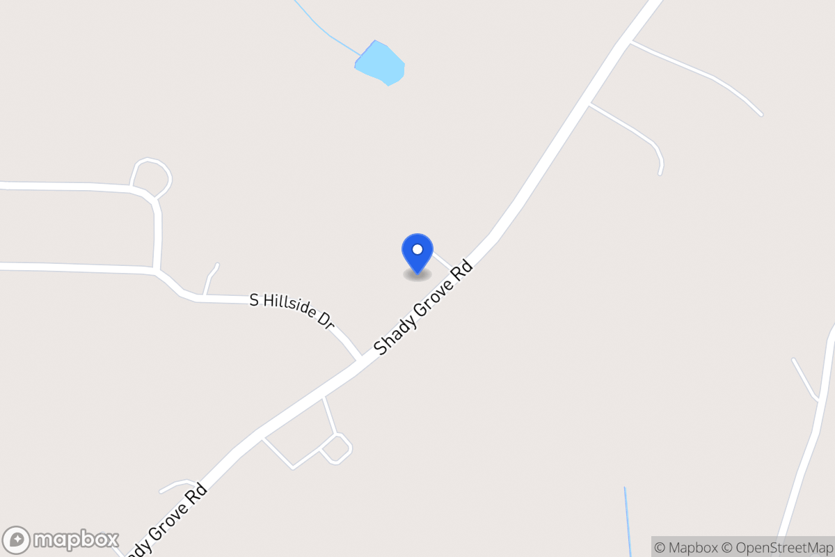 Map of 1730 Shady Grove Rd