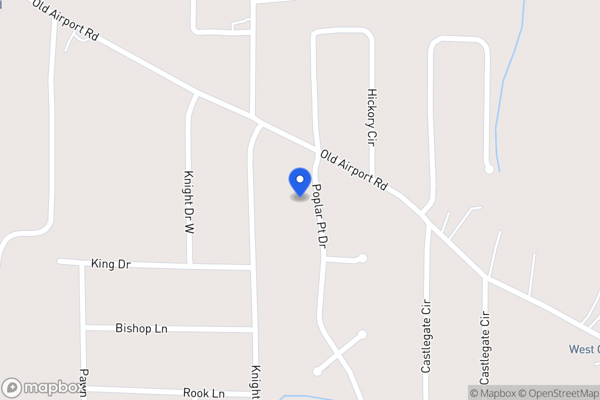 Map of 25 Poplar Pointe Dr
