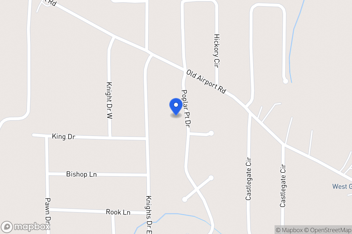 Map of 43 Poplar Pointe Dr