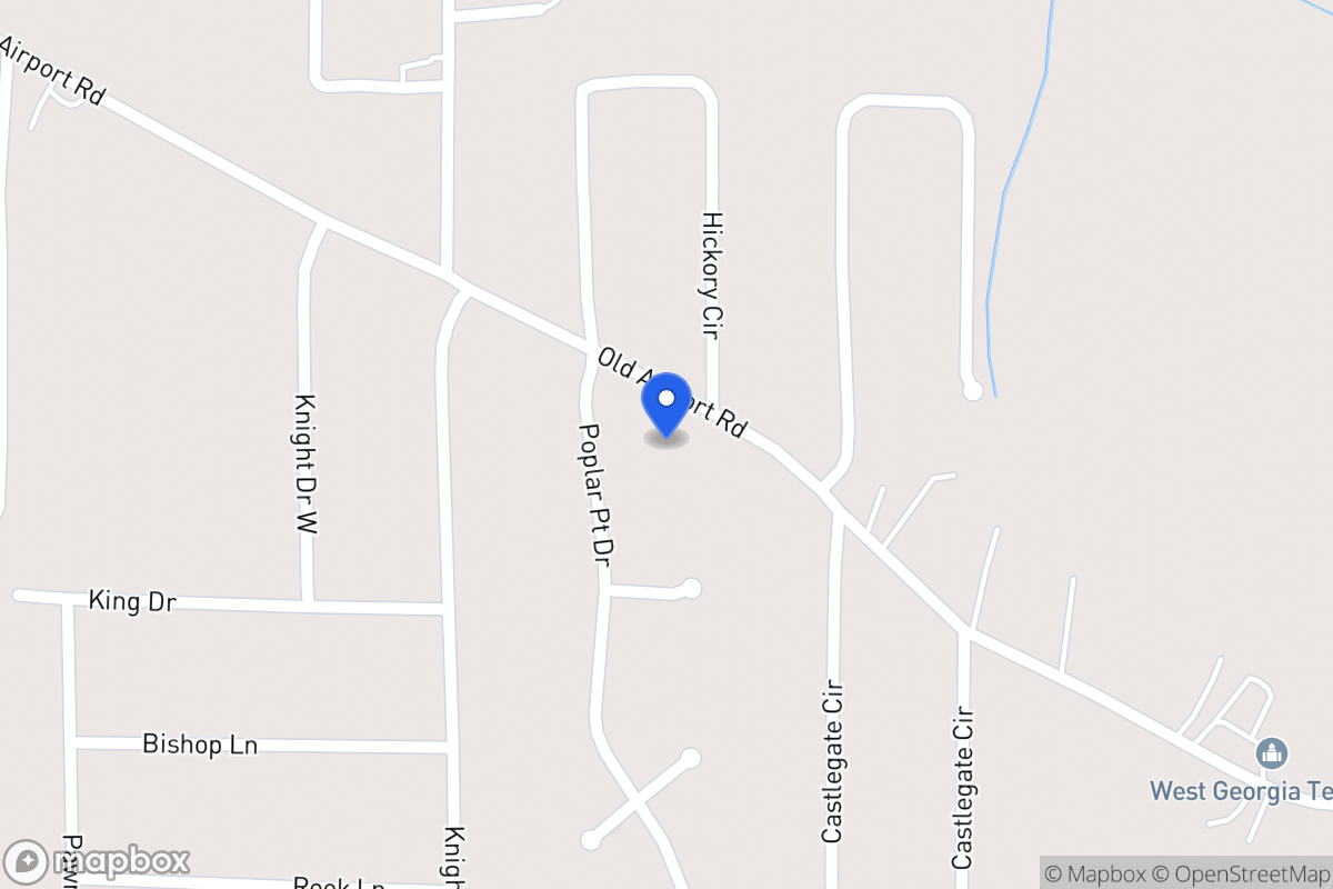 Map of 317 Old Airport Rd