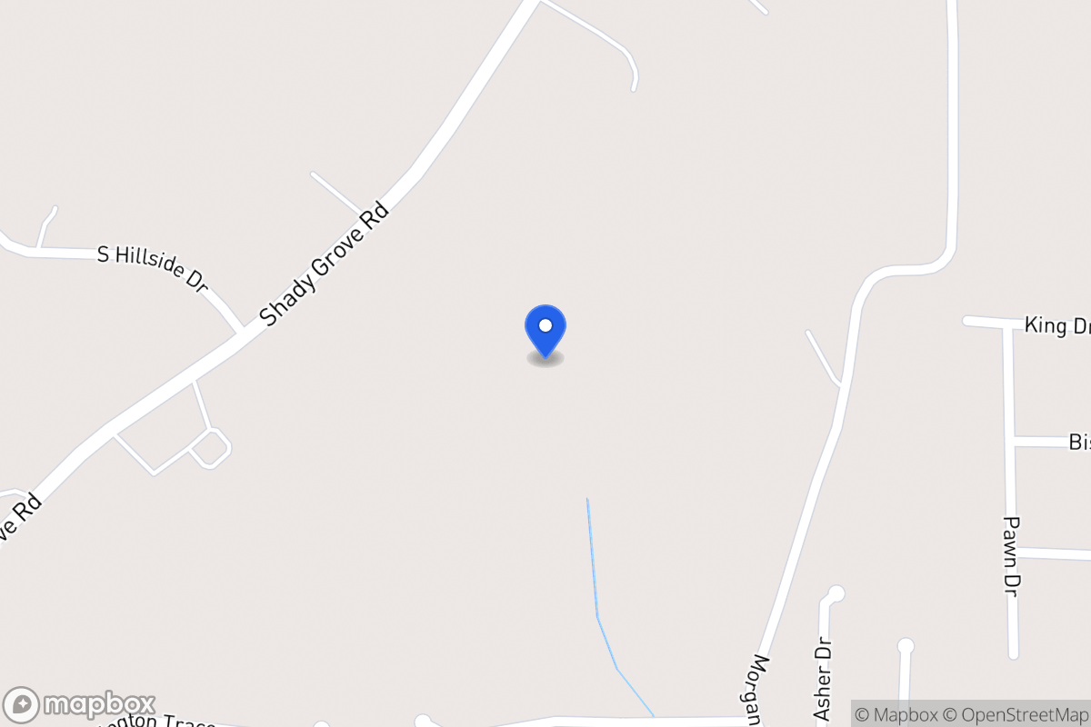 Map of 1887 Shady Grove Rd