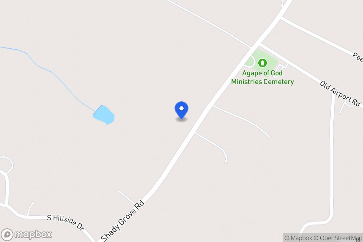 Map of 1846 Shady Grove Rd