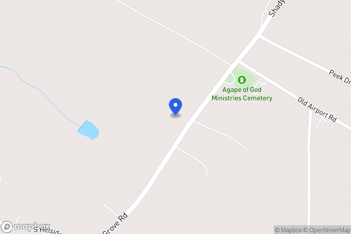 Map of 1866 Shady Grove Rd