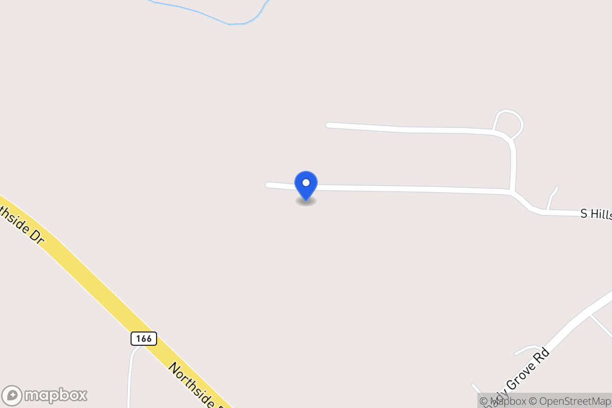 Map of 150 S Hillside Dr