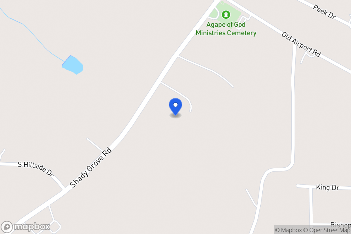 Map of 1817 Shady Grove Rd
