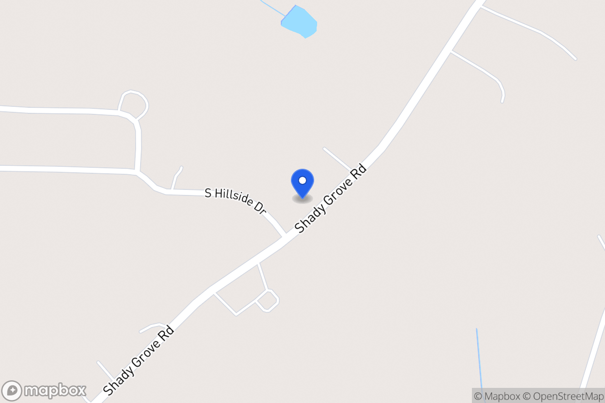 Map of 1696 Shady Grove Rd