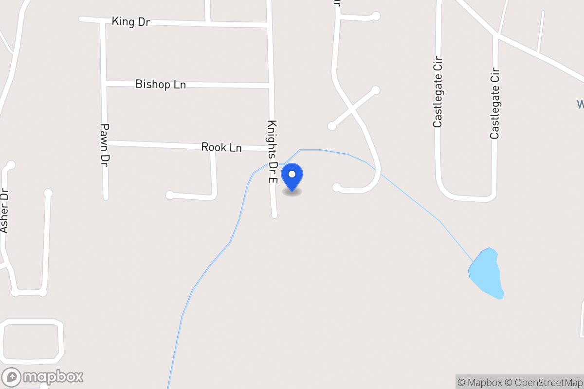 Map of E Knight Dr