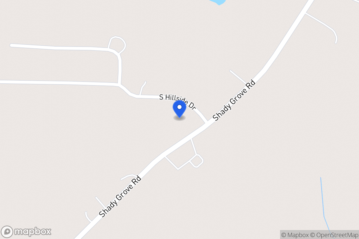 Map of 1656 Shady Grove Rd