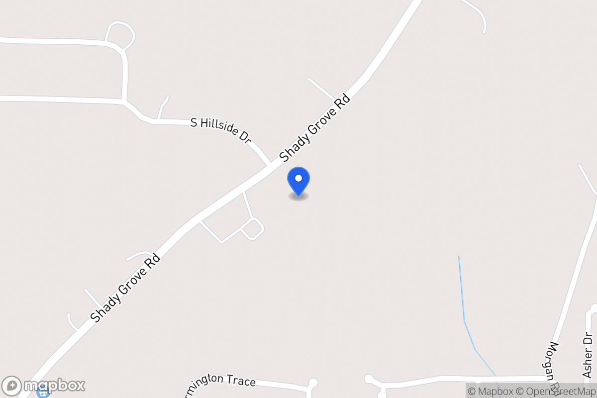 Map of 1673 Shady Grove Rd