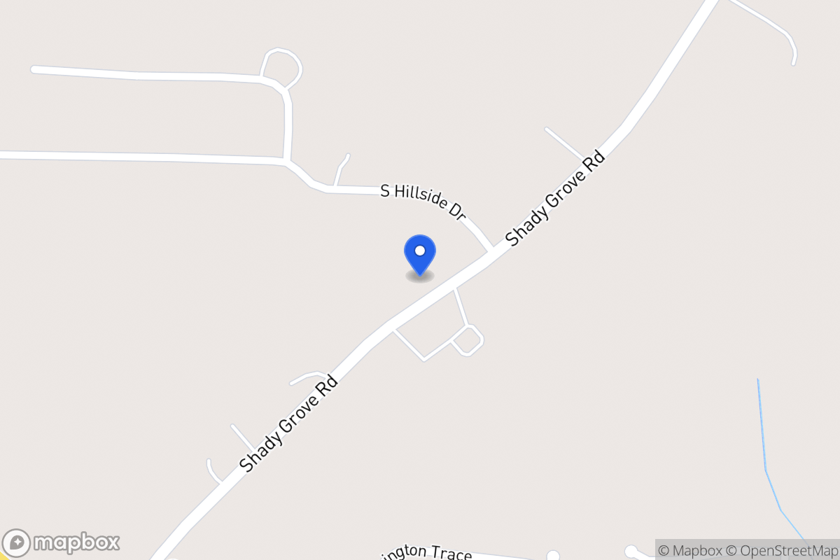 Map of 1640 Shady Grove Rd