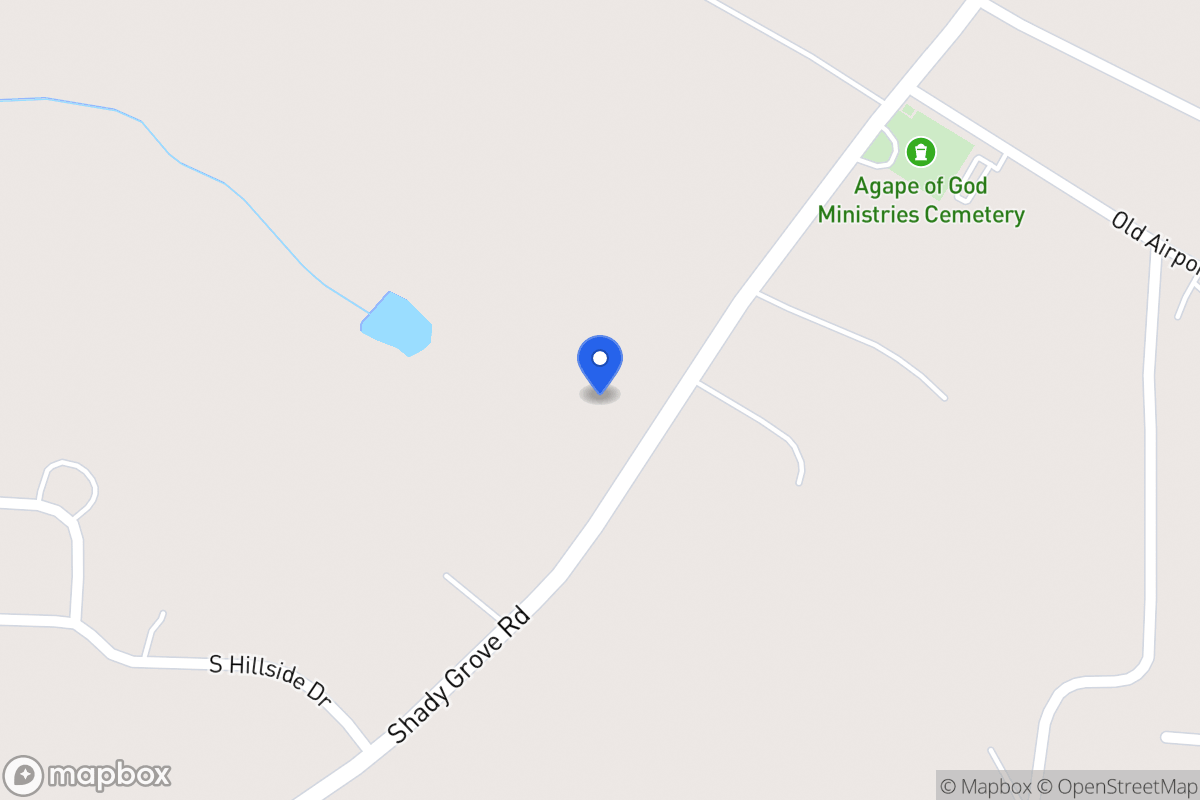Map of 1814 Shady Grove Rd