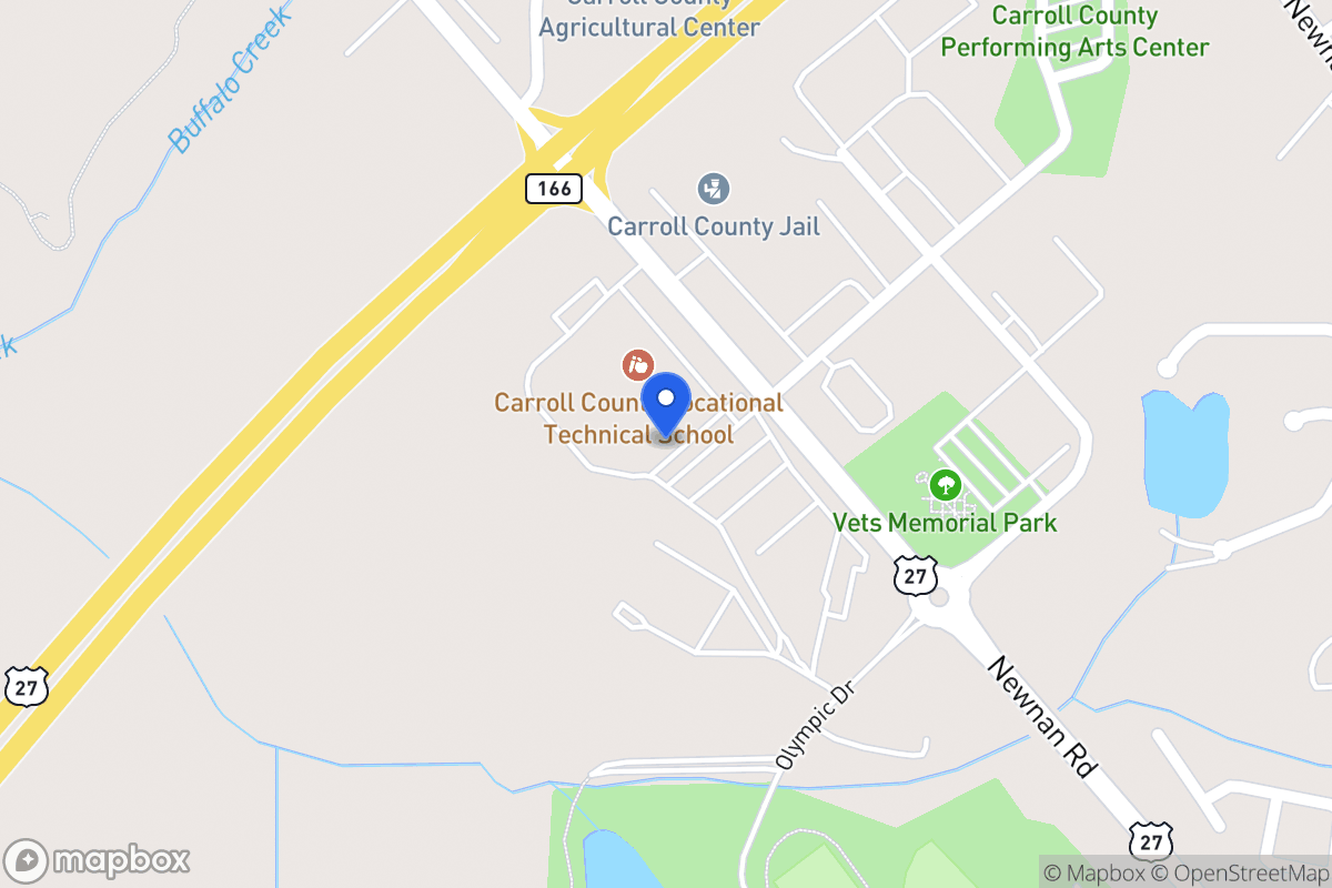 Map of 997 Newnan Rd