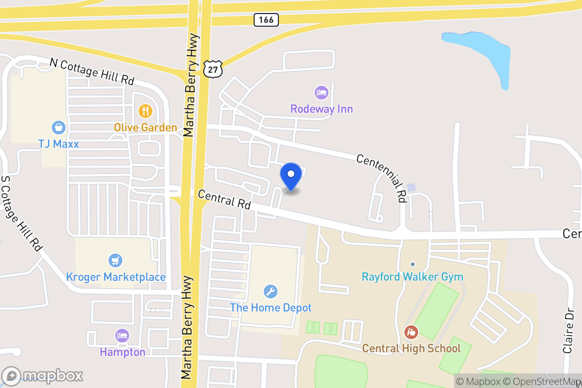 Map of 108 Central High Rd