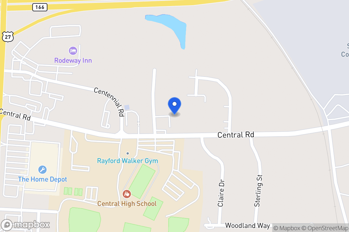 Map of 202 Central High Rd