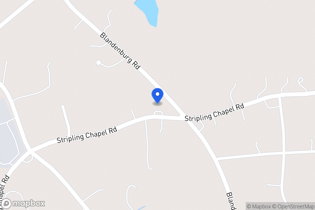 Map of 1428 Stripling Chapel Rd