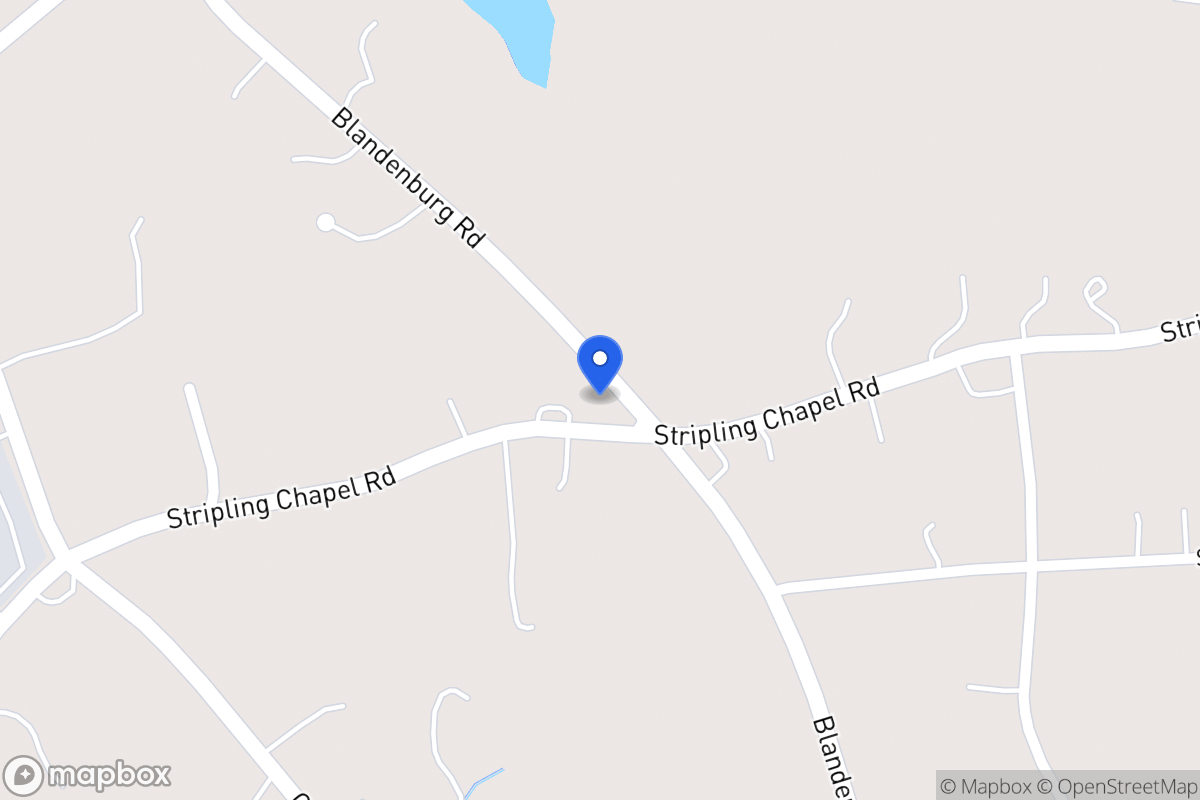 Map of 1444 Stripling Chapel Rd