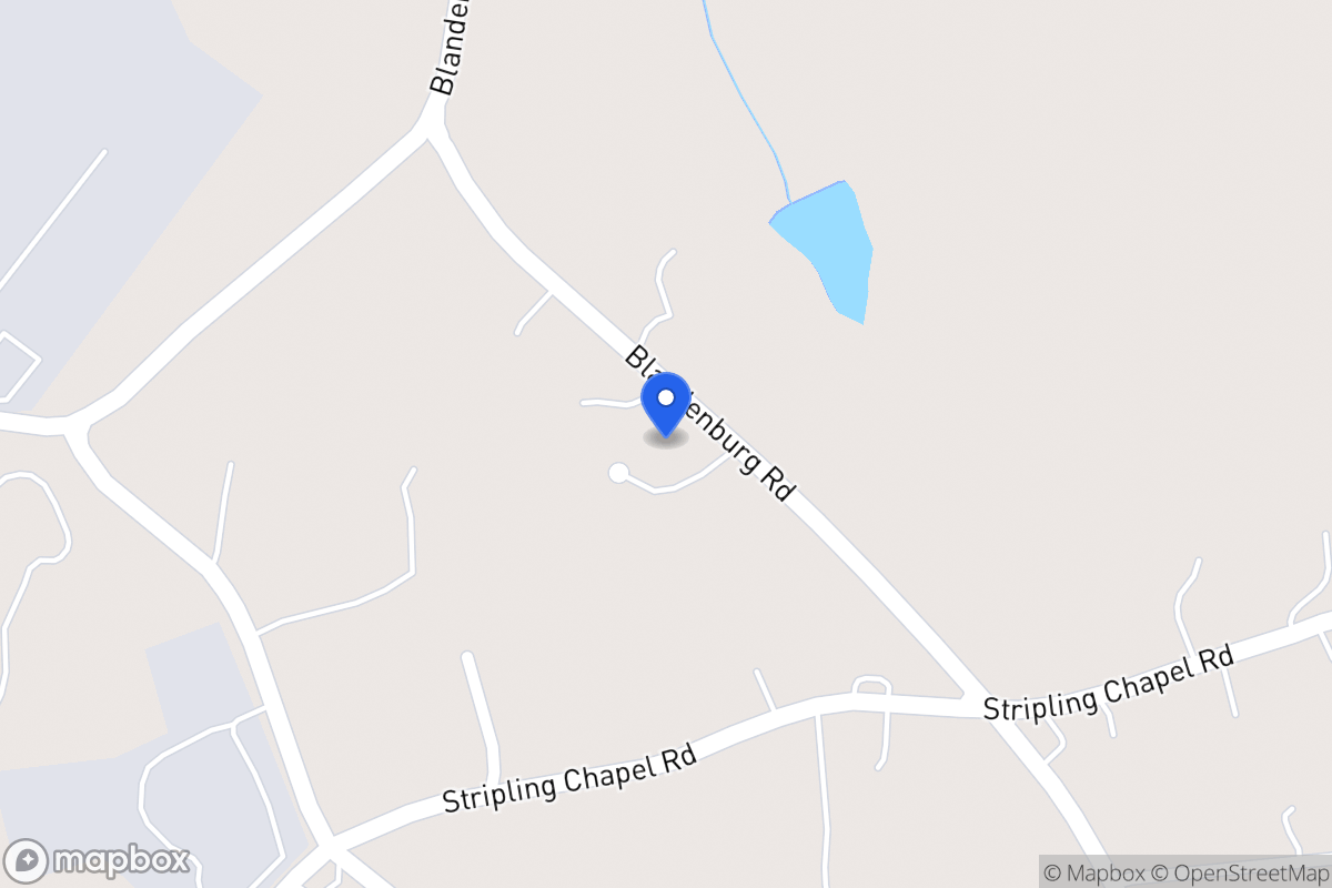 Map of 491 Blandenburg Rd