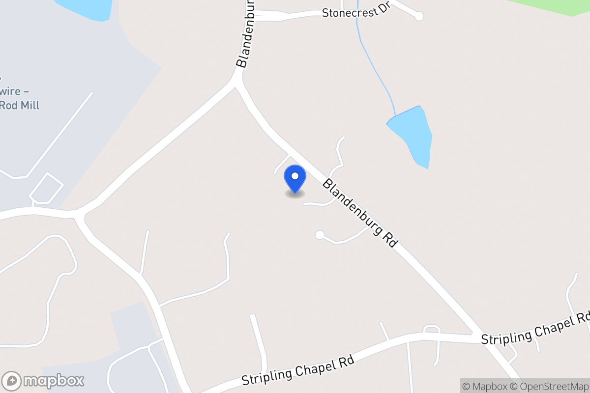 Map of 461 Blandenburg Rd
