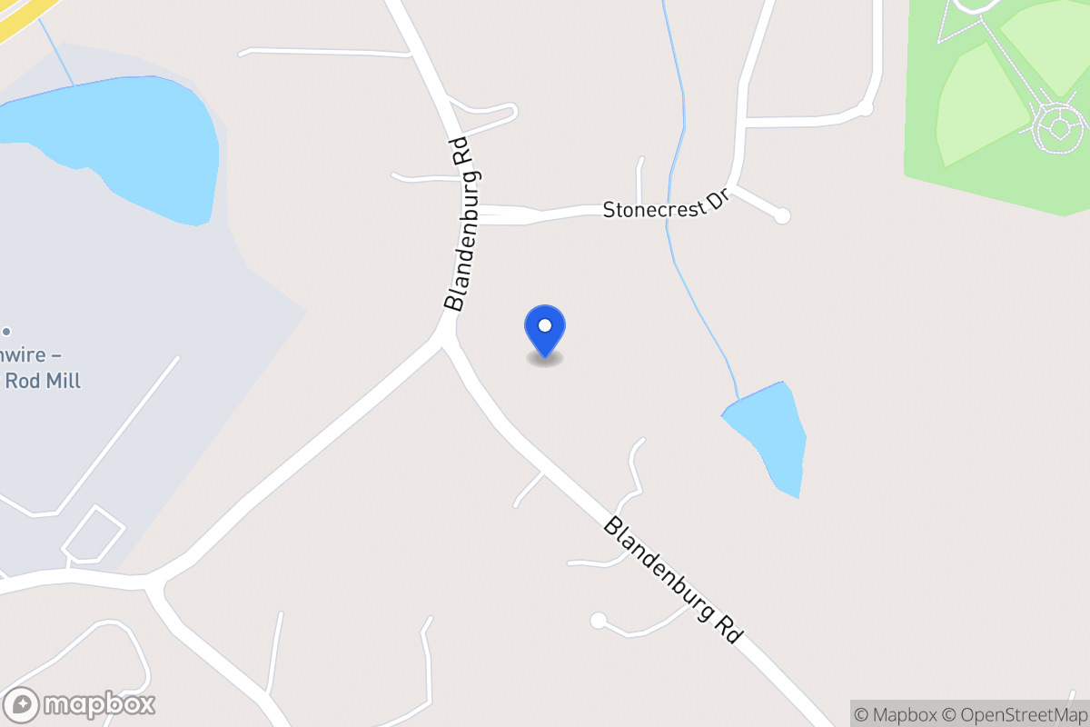 Map of 390 Blandenburg Rd