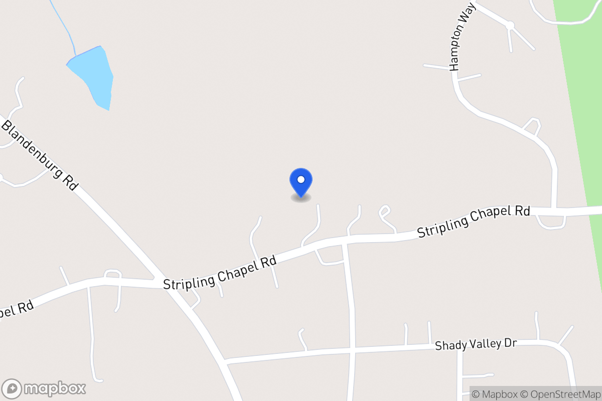 Map of 1558 Stripling Chapel Rd