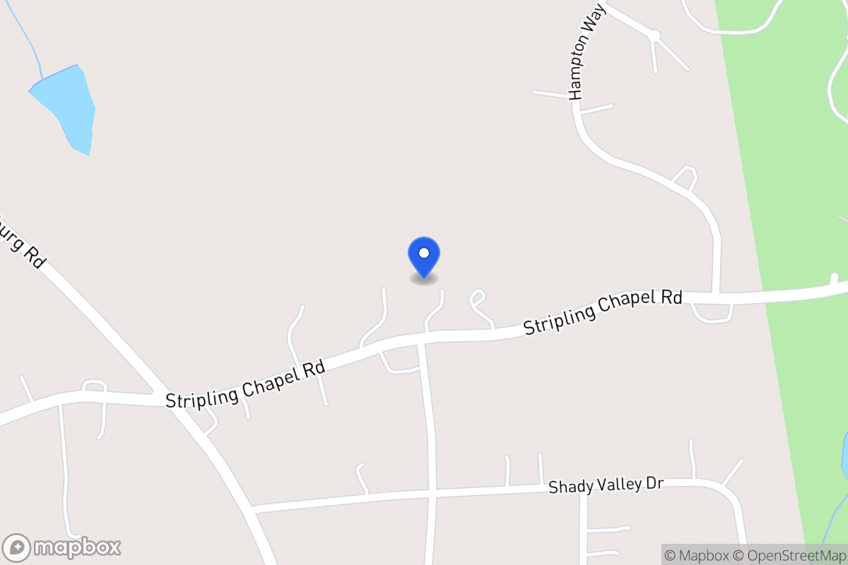 Map of 1586 Stripling Chapel Rd