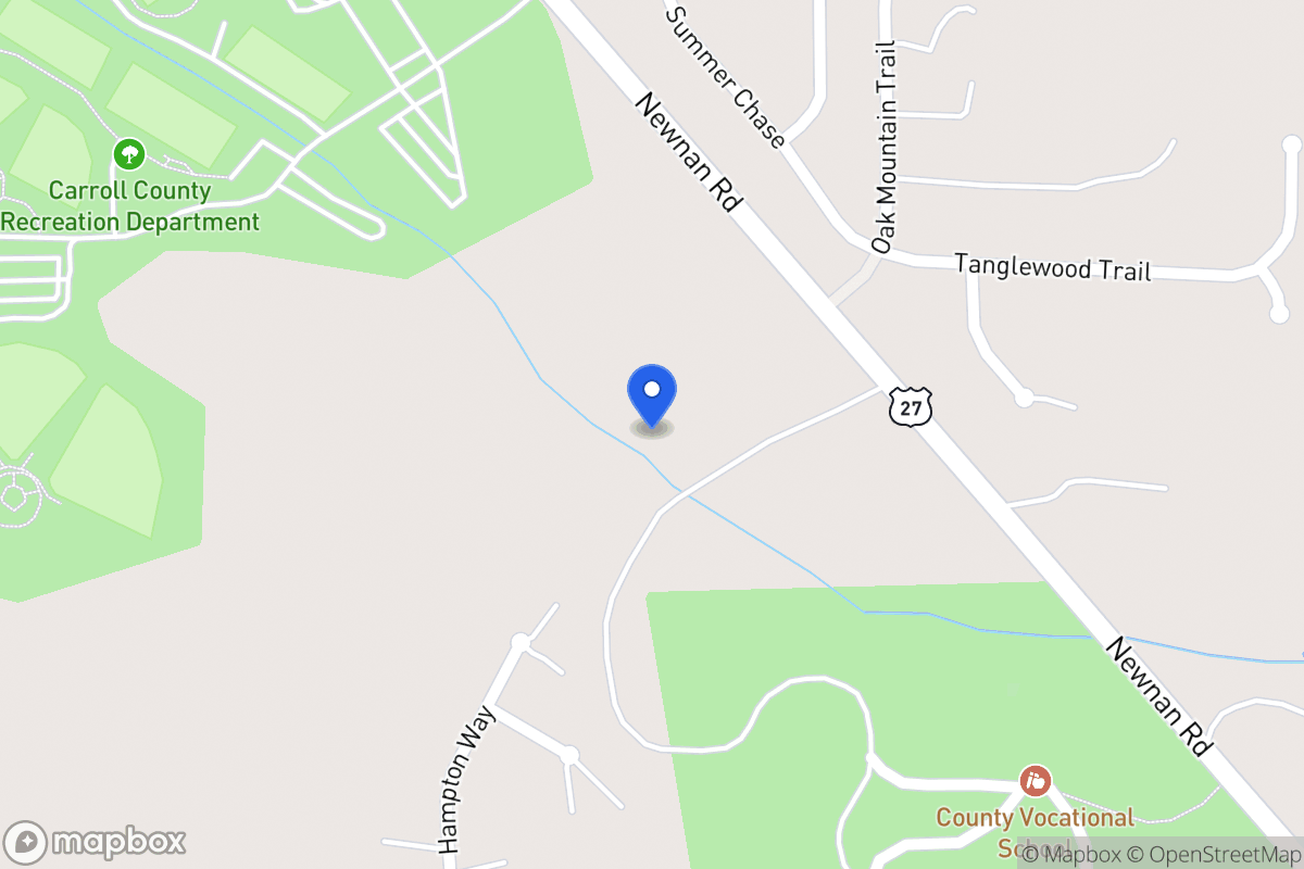 Map of Newnan Hwy