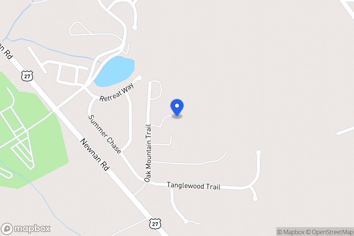 Map of 89 Oak Mountain Trl