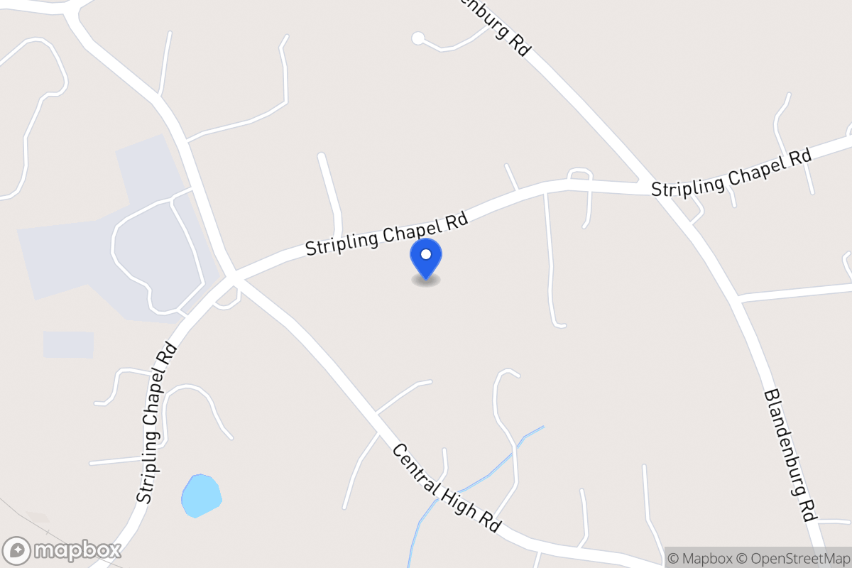 Map of 1367 Stripling Chapel Rd