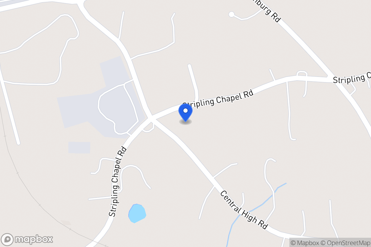 Map of 1305 Stripling Chapel Rd